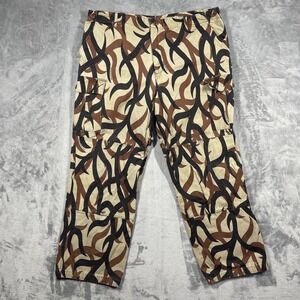 Vintage ASAT Camo Cargo Pants Mens 2X Large Cotton Outdoor Hunting Distressed